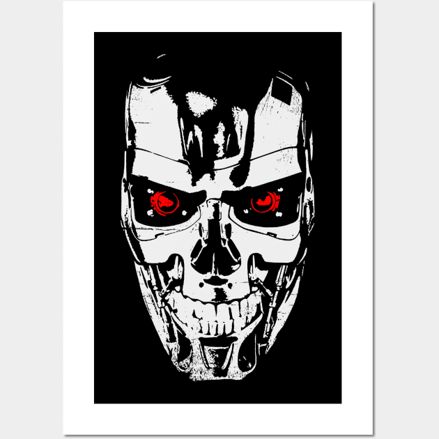 The Terminator Wall Art by nickbeta